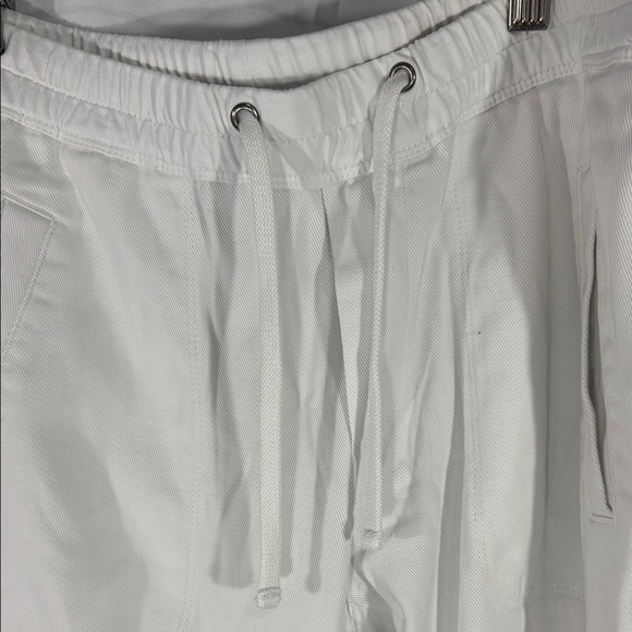 JAMES PERSE WHITE DRAWSTRING CASUAL PANTS SIZE 2 - Picture 4 of 9